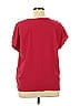 Rachel Zoe 100% Polyester Red Short Sleeve Blouse Size XL - photo 2