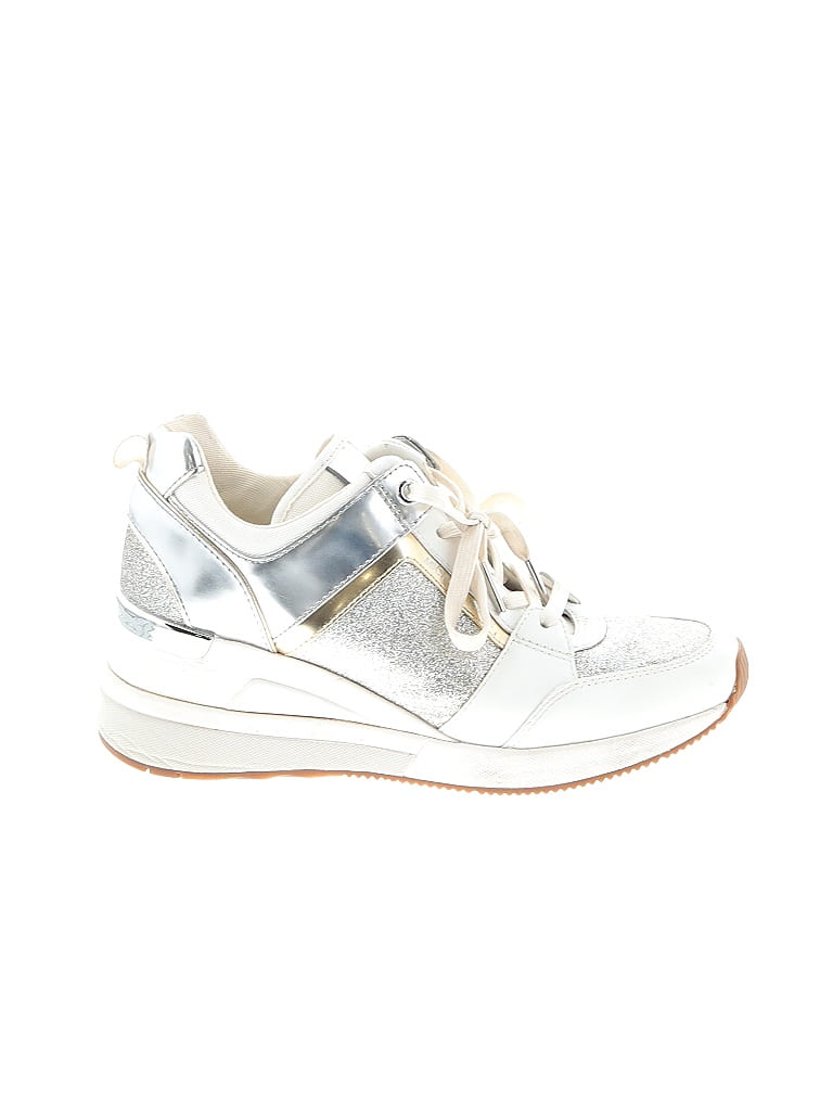 michael kors silver trainers