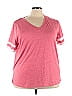 Unbranded Pink Short Sleeve T-Shirt Size 3X (Plus) - photo 1