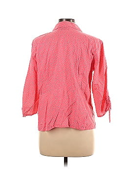 Gloria Vanderbilt 3/4 Sleeve Button-Down Shirt (view 2)