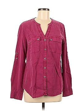 Soho JEANS NEW YORK & COMPANY Long Sleeve Button-Down Shirt (view 1)