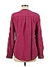 Soho JEANS NEW YORK & COMPANY 100% Lyocell Burgundy Long Sleeve Button-Down Shirt Size M - photo 2