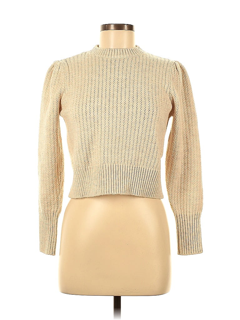 Elodie Tan Pullover Sweater Size M - photo 1