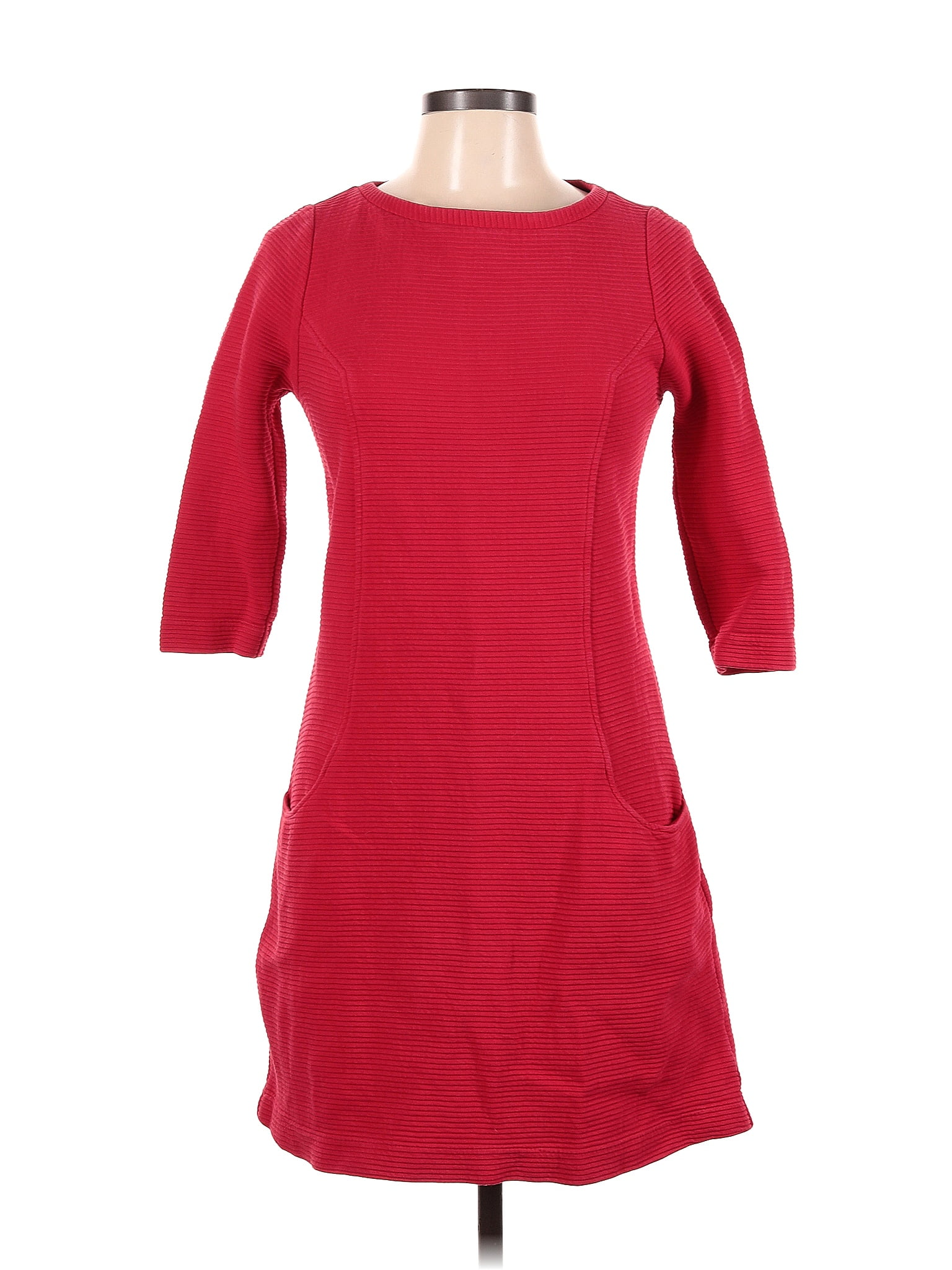 Boden 100% Baumwolle Solid Red Casual Dress Size 6 - 70% off | ThredUp