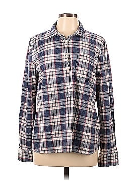 J.Crew Factory Store Long Sleeve Button-Down Shirt (view 1)