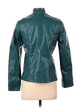Susan Graver Faux Leather Jacket (view 2)