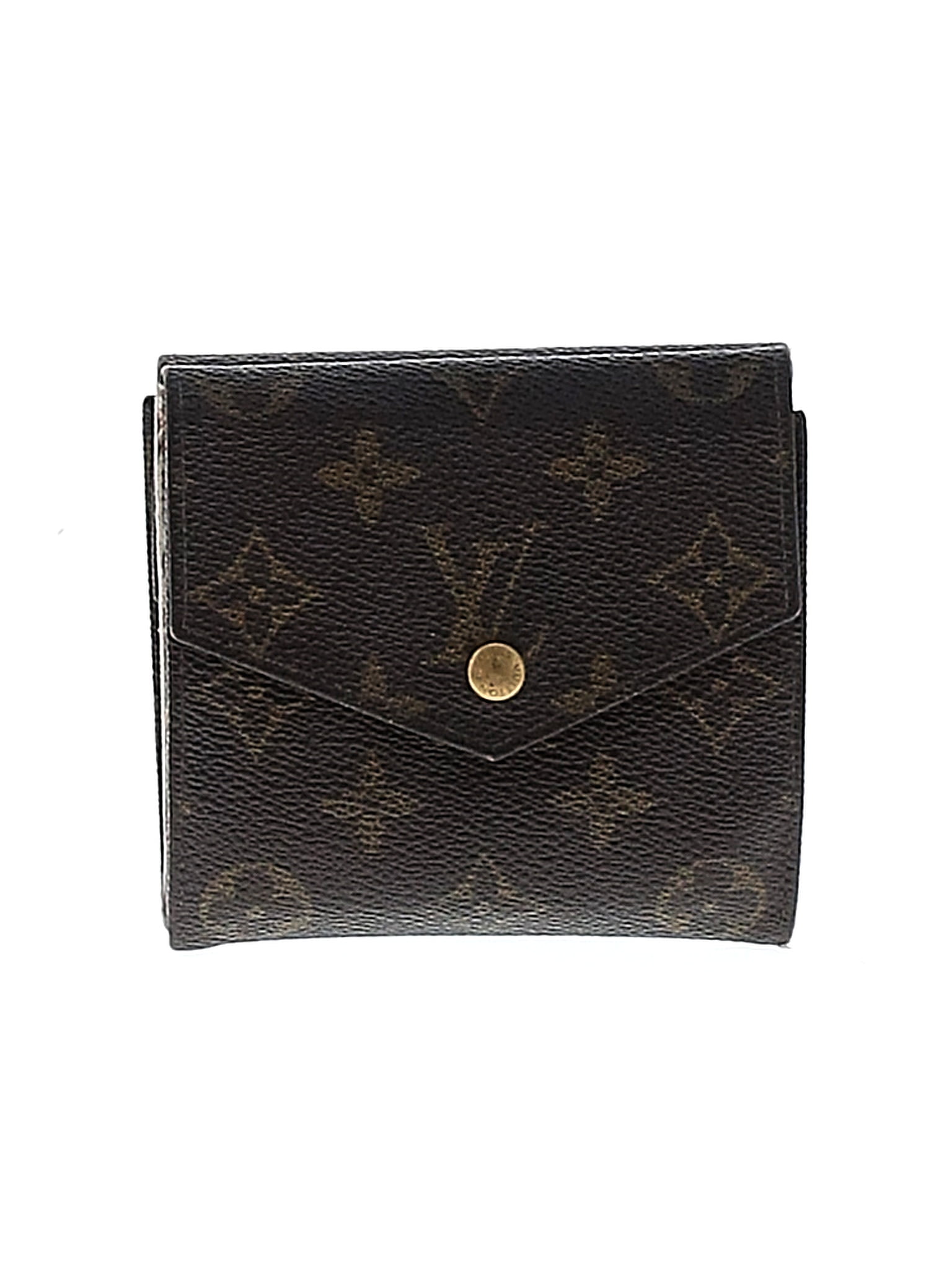 Louis Vuitton 100% Coated Canvas Brown Vintage Monogram Canvas Elise ...