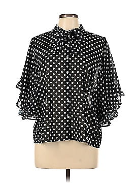 Moon Orchid Short Sleeve Blouse (view 1)