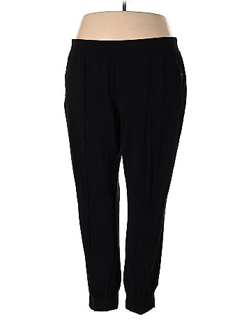 L-RL Lauren Active Ralph Lauren Solid Black Casual Pants Size 3X (Plus) -  72% off