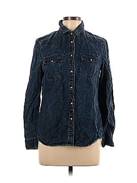 nMG Jeans Long Sleeve Button-Down Shirt (view 1)