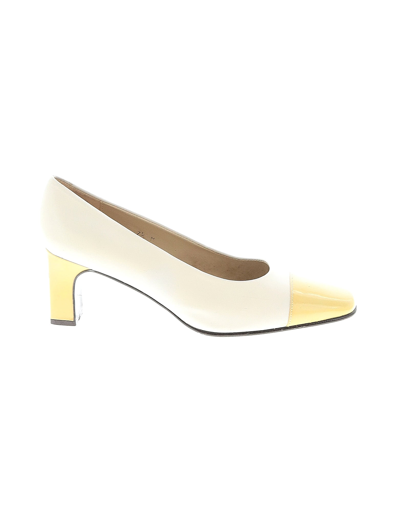 Etienne Aigner Color Block Ivory Heels Size 7 1 2 76 off ThredUp