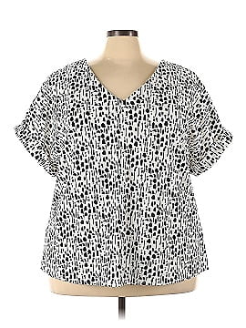 MELLODAY Short Sleeve Blouse (view 1)