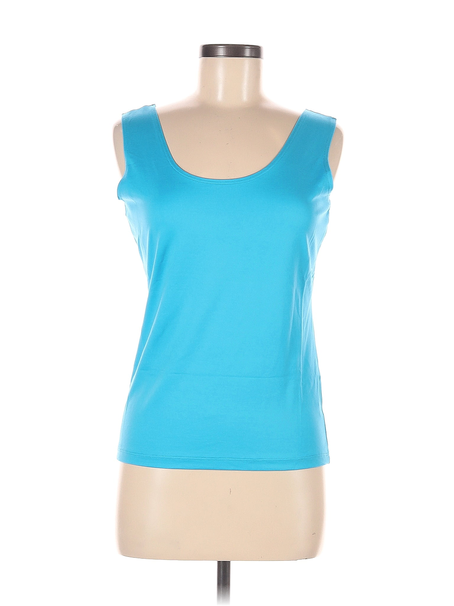 A'nue Ligne Blue Tank Top Size L - 79% off | ThredUp