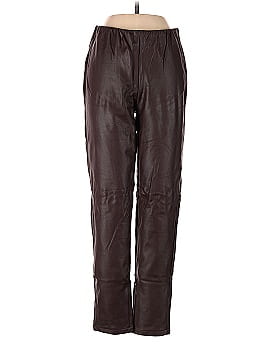Hem & Thread Faux Leather Pants (view 1)
