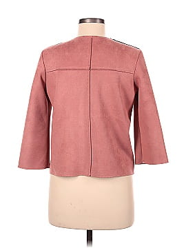 Zara W&B Collection Faux Leather Jacket (view 2)