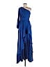 Mac Duggal 100% Polyester Blue Cocktail Dress Size 6 - photo 1