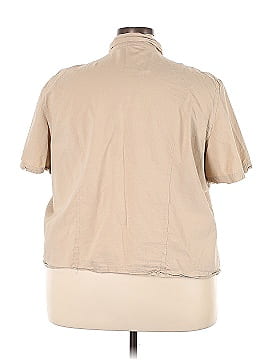Fashion Bug Short Sleeve Button-Down Shirt (view 2)