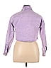 IRO Purple Denim Jacket Size 32 - photo 2