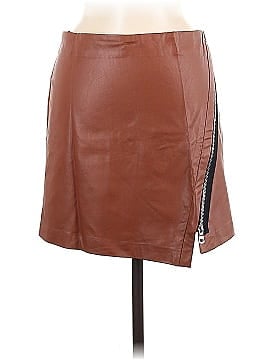 Harlowe & Graham Faux Leather Skirt (view 1)