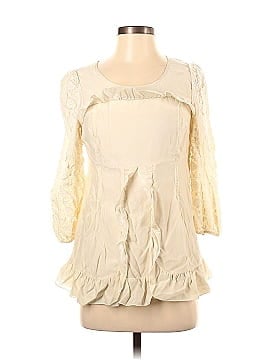 Juicy Couture 3/4 Sleeve Silk Top (view 1)