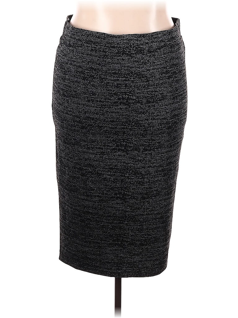 Torrid Marled Solid Gray Casual Skirt Size 3X Plus (3) (Plus) - photo 1