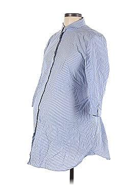 Isabella Oliver 3/4 Sleeve Button-Down Shirt (view 1)