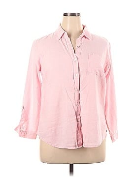 Susan Graver Long Sleeve Button-Down Shirt (view 1)