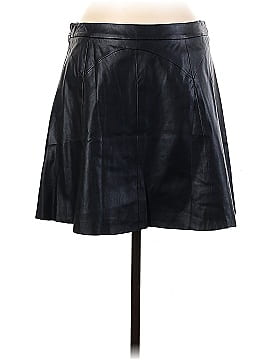 Cynthia Rowley Faux Leather Skirt (view 2)