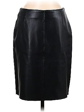 Petite Sophisticate Leather Skirt (view 1)