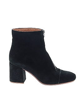 Madewell The Amalia Zip Boot in Suede (view 1)