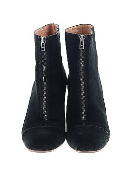 Madewell The Amalia Zip Boot in Suede (view 2)