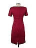 Donna Ricco 100% Rayon Solid Burgundy Casual Dress Size 2 (Petite) - photo 2