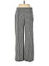Ann Taylor Houndstooth Checkered-gingham Grid Plaid Tweed Chevron-herringbone Gray Dress Pants Size 4 (Petite) - photo 1