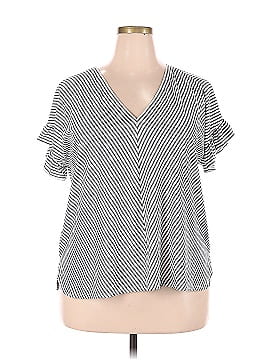 Max Studio Short Sleeve Blouse (view 1)