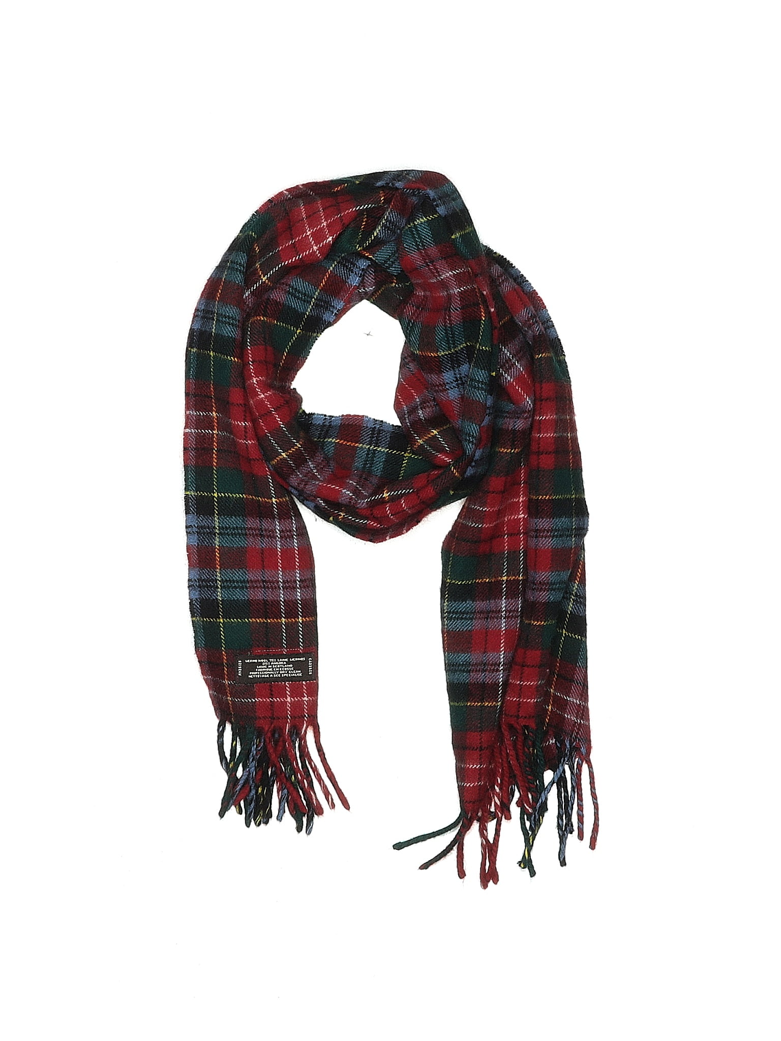 Coach Plaid Burgundy Scarf One Size - 68% off | ThredUp