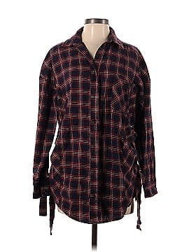 Olive Scent Long Sleeve Button-Down Shirt (view 1)