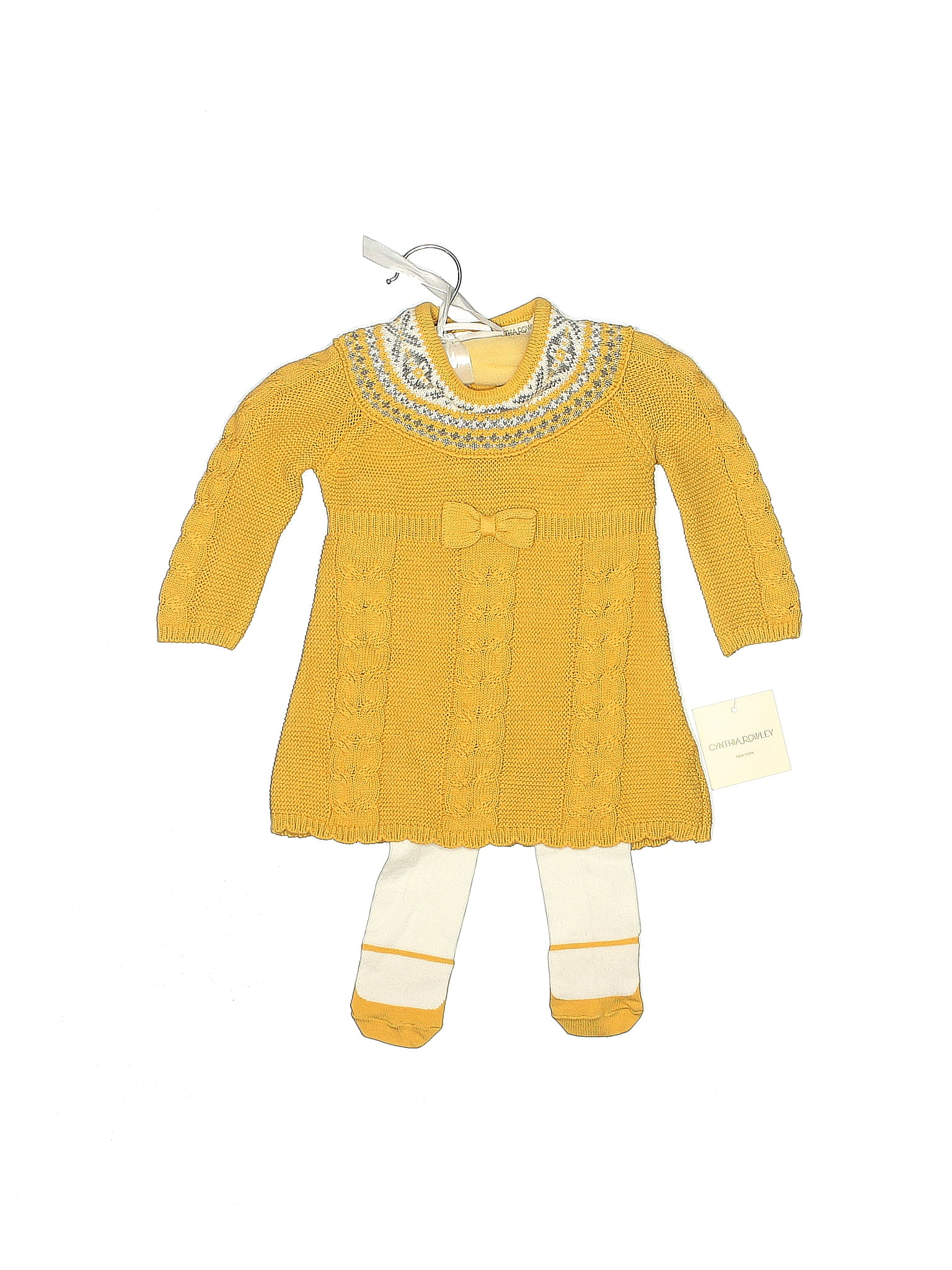 Cynthia Rowley TJX Yellow Dress Size 6-9 mo - 62% off | ThredUp