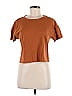 a.n.a. A New Approach Brown Short Sleeve T-Shirt Size M - photo 1