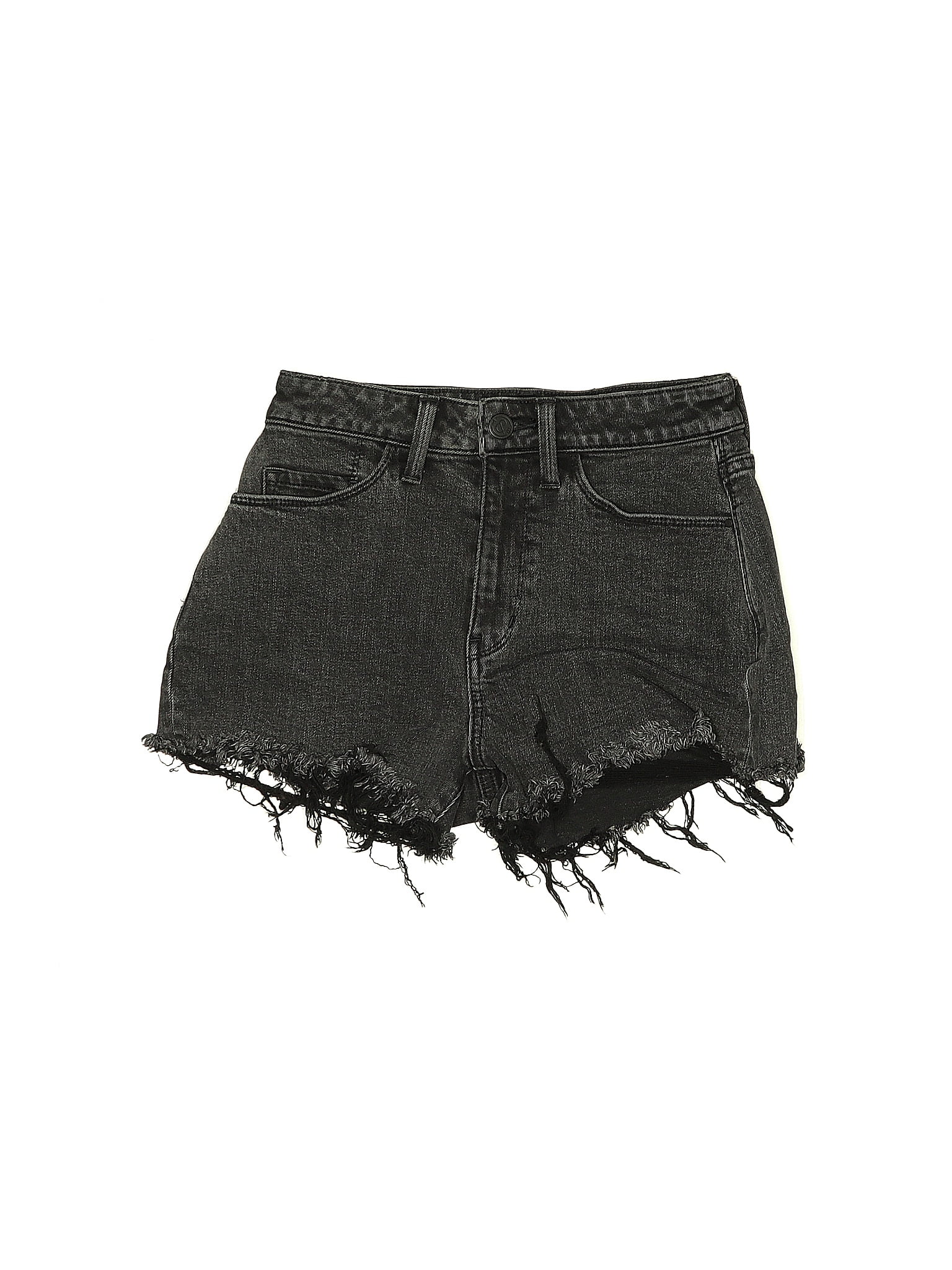 Treasure & Bond Tortoise Black Denim Shorts 24 Waist - 68% off | ThredUp