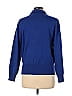Valerie Stevens 100% Merino Solid Blue Turtleneck Sweater Size L - photo 2