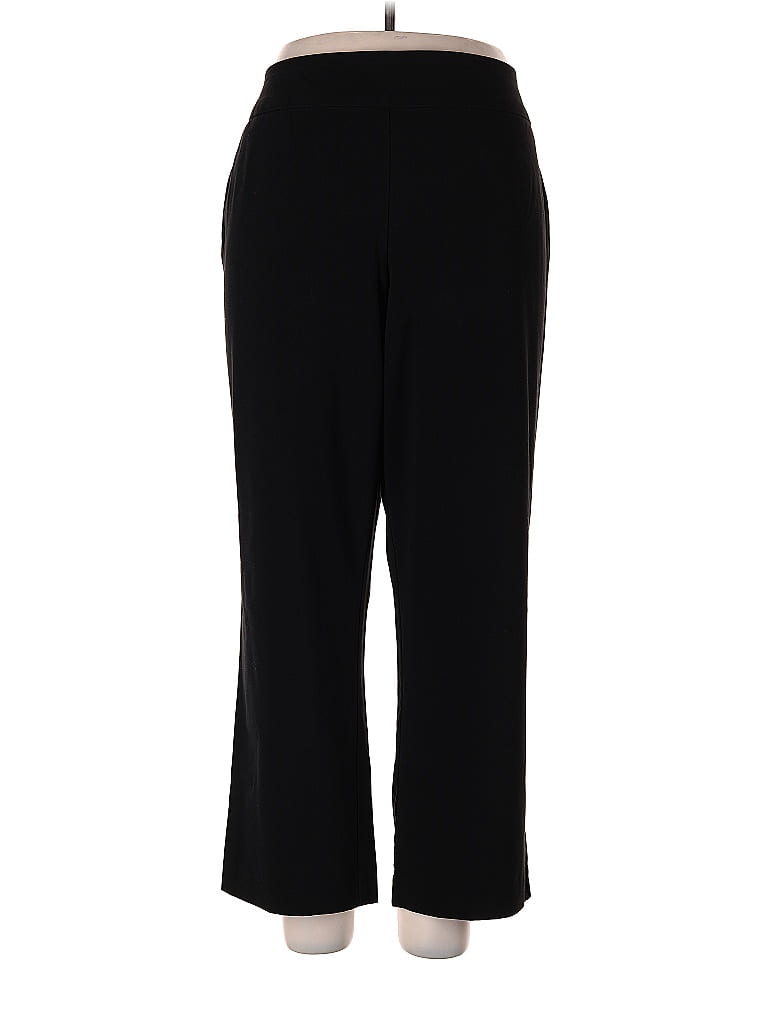 DressBarn Solid Black Casual Pants Size 18 (Plus) - photo 1