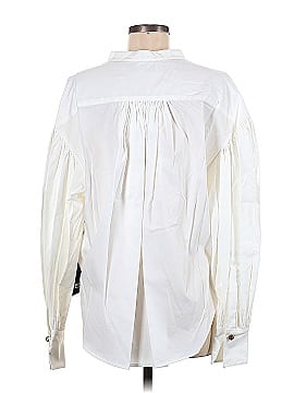 Bassike Long Sleeve Blouse (view 2)