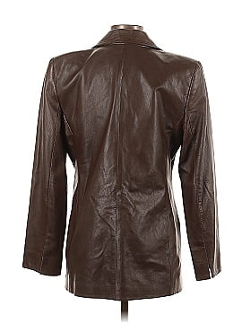 Linda Allard Ellen Tracy Leather Jacket (view 2)