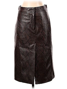 Tibi Faux Leather Skirt (view 1)