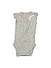 Just One You Made by Carter's 100% Cotton Gray Short Sleeve Onesie 0-3 MO / 3 MO - photo 1