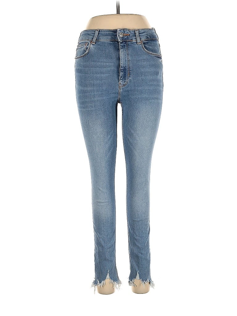 Zara Hearts Blue Jeans Size 8 - photo 1