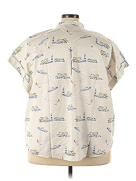 Lands' End Short Sleeve Button-Down Shirt (view 2)