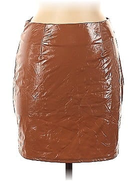 Fashion Nova Faux Leather Skirt (view 1)