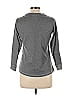 Isotoner 100% Polyester Gray 3/4 Sleeve T-Shirt Size L - photo 2