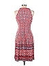 Wisp Floral Motif Paisley Red Casual Dress Size 10 - photo 2